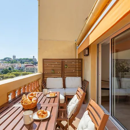Apartment Le Voilier Avec Terrasse Panoramique Vue Et Port, Proche Du Palais, Croisette Et Plages