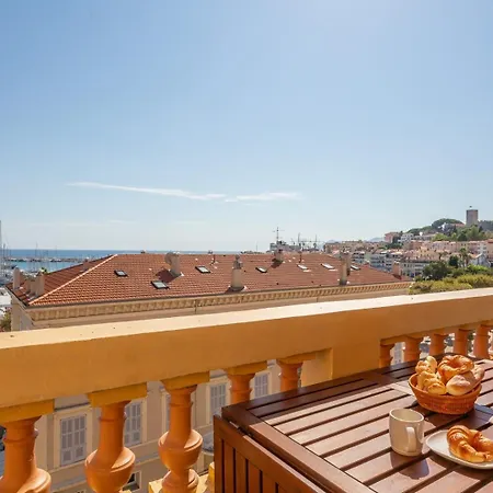 Le Voilier Avec Terrasse Panoramique Vue Et Port, Proche Du Palais, Croisette Et Plages *