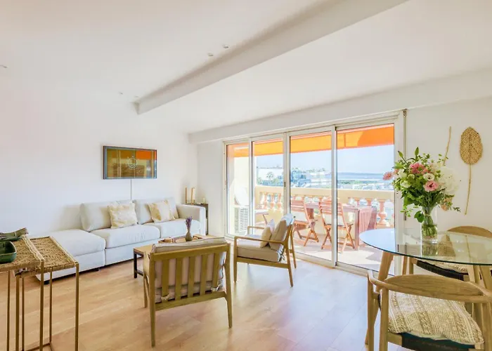 Apartament Le Voilier Avec Terrasse Panoramique Vue Et Port, Proche Du Palais, Croisette Et Plages Cannes